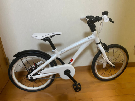 [子供用自転車]ブリヂストン レベナ18インチ白