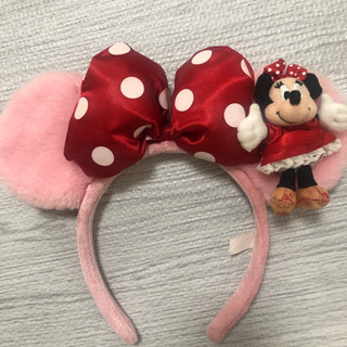 ディズニー　ミニーちゃん　カチューシャセットの画像