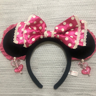 ディズニー　ミニーちゃん　カチューシャセットの画像