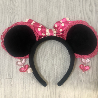 ディズニー　ミニーちゃん　カチューシャセットの画像