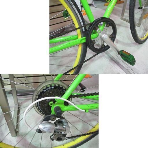 クロスバイク momentum iWant1.0 700×32C 7段変速 グリーン