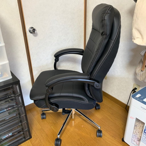 ニトリ　ワークチェア　リカルドPUブレスレザー　極美品