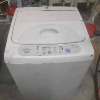 洗濯機です。軽トラでもっていきます。
