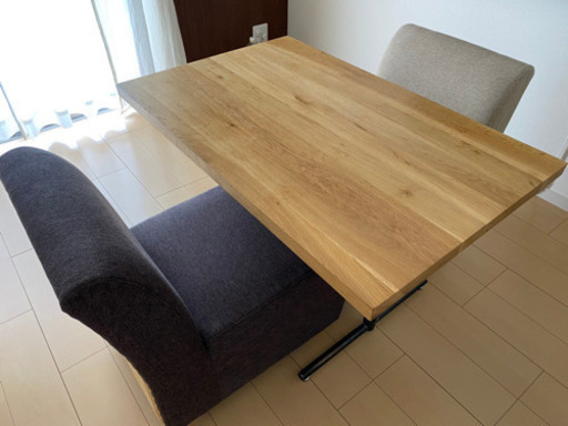 クラッシュゲート ダイニングテーブル 美品