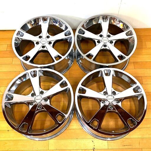 ファブレス VARIOUS MB5 PCD 114.3 19インチ×8JJ 19インチ×9JJ アルミホイール4本セット　/SL2