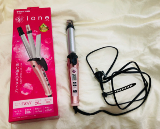 ヘアアイロン　TESCOM ione