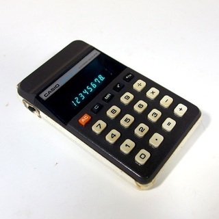 CASIO カシオ レトロ 電卓 パーソナルM-1 蛍光管 レガシー家電 取説有の画像