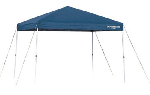 キャプテンスタッグ テント タープ サンシェルター クイックシェード バック付き