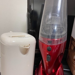 DRETEC電子ケトルとハンディタイプ掃除機