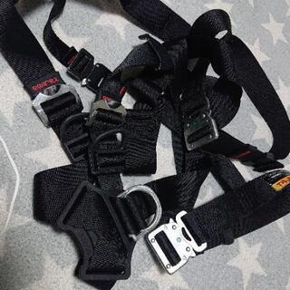 タジマ、フルハーネス、黒、Mサイズ。美品の画像