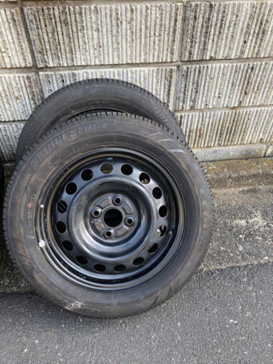 スチールホイール　pcd100 175/65R15 4本　中古