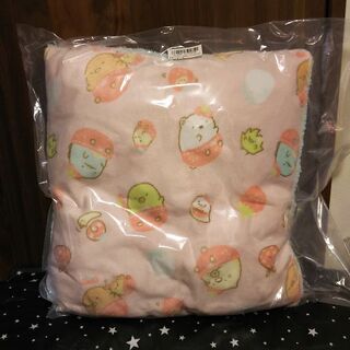 すみっコぐらし ふわもこクッション いちごフェア柄