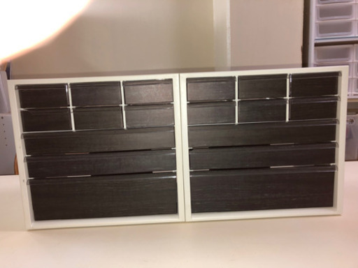 ２個セット 遮光 薬 工具パーツ 小物整理