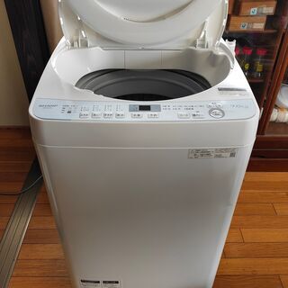 SHARP シャープ 洗濯機 7.0kg ES-GE7D ホワイト 2020年製