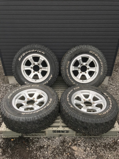 ◆中古SET◆WEDS KEELER ウェッズ キーラー 16×7j +26 BF Goodrich ALL-TERRAIN T/A KO 245/70R16 その他カスタムカー等