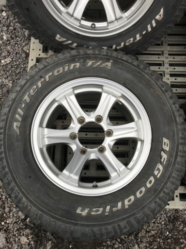 ◆中古SET◆WEDS KEELER ウェッズ キーラー 16×7j +26 BF Goodrich ALL-TERRAIN T/A KO 245/70R16 その他カスタムカー等