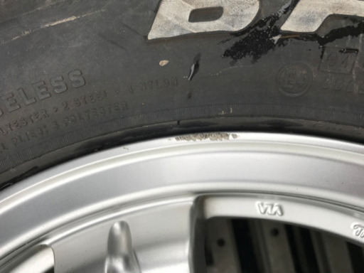 ◆中古SET◆WEDS KEELER ウェッズ キーラー 16×7j +26 BF Goodrich ALL-TERRAIN T/A KO 245/70R16 その他カスタムカー等