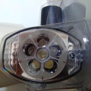 【白色LED6灯で明るい照射】自転車用発電ランプ 丸善電機産業 マグボーイ MLA-8の画像