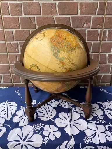 WORLD CLASSIC ワールドクラシック Replogleリプルーグル 地球儀【東京 直接お引取歓迎】検 ディスプレイ英字コロニアル型山岳隆起世界地図