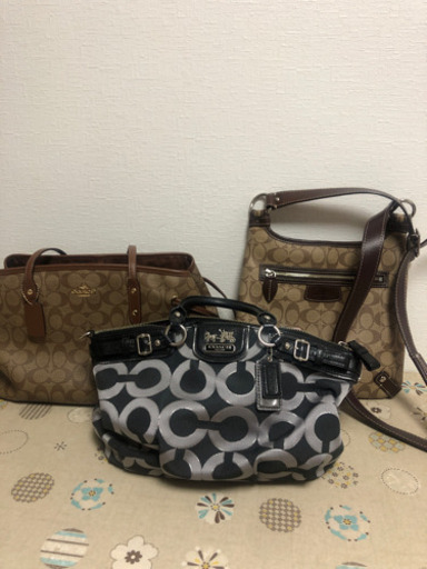 コーチのバッグ　3点
