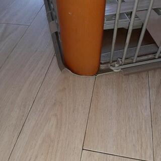 ★無料 ペットケージ  アルミ枠組み木製  ※明日までに引き取りの画像