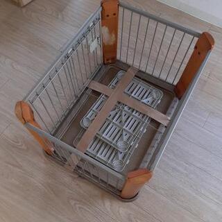 ★無料 ペットケージ  アルミ枠組み木製  ※明日までに引き取りの画像