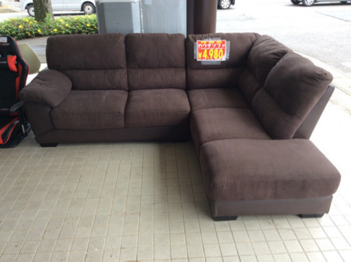 中古品 カウチソファ 当日お持ち帰り限定