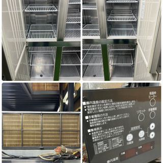 HOSIZAKI/ホシザキ　業務用　縦型４面冷凍冷蔵庫　５６３L　３相２００Ｖ　店舗　飲食店　ＨＲＦ－９０ＸＴ３ HOSIZAKI/ホシザキ 業務用 縦型4面冷凍冷蔵庫 563L 3相200V