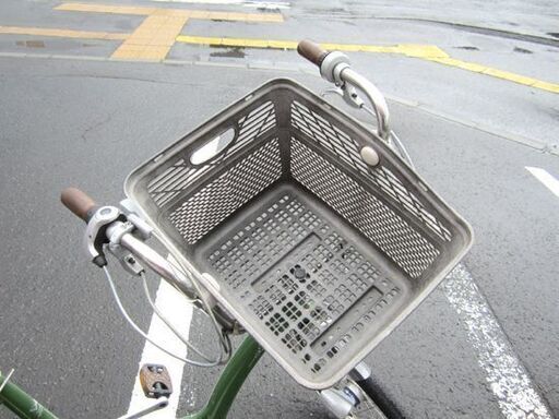 子供乗せ自転車 前22インチ 後26インチ ブリジストン アンジェリーノ カゴ付き 切替 ベル ライト付き グリーン 札幌 北20条店