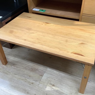 無印良品の折りたたみテーブル（ブラウン）です。【トレファク東大阪店】