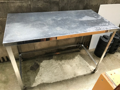 業務用　ステンレス台　120センチ