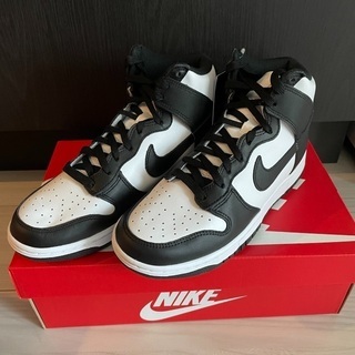 最終値下　NIKE DUNK HIGH Black White wmns 24.5