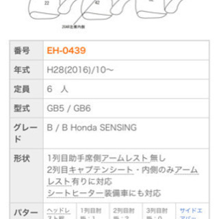 【未使用】現行型フリードB  クラッツィオ シートカバー