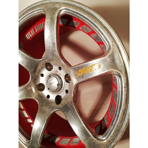 ★希少ホイール★ レイズ 鍛造 17x8J RAYS ヴォルクレーシング DAYTONA SPEED 軽量 鍛造 2ピース 4 - 114.3 OFF 40 1本のみ    ～横浜市旭区 ズーラシア近く～