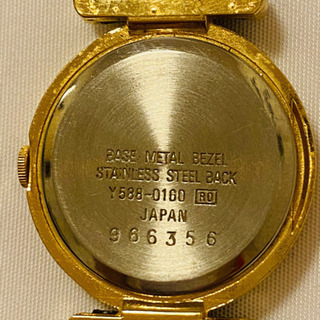SEIKO Y588-0160 セイコー 日本製 塩尻製 レディース腕時計 不動の画像