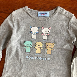 ポンポネット　長袖Tシャツ　サイズ80②の画像