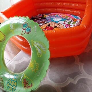 決まりました。子供用プール&子供用浮き輪の画像
