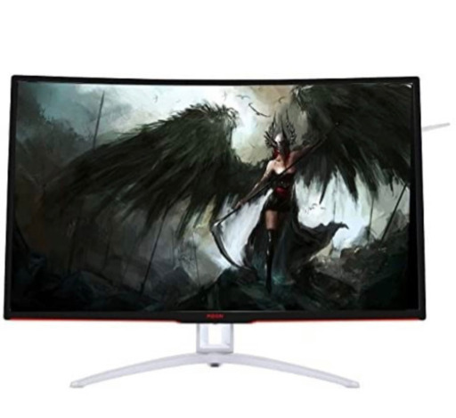 【現金手渡し】AOC ゲーミングモニター AG322FCX/11 (31.5インチ/144Hz/曲面液晶/FreeSync搭載)
