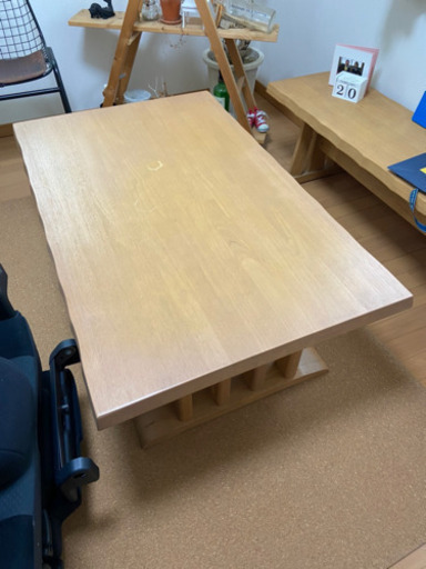 【お値引き】ローテーブル　リモートワーク　重厚感