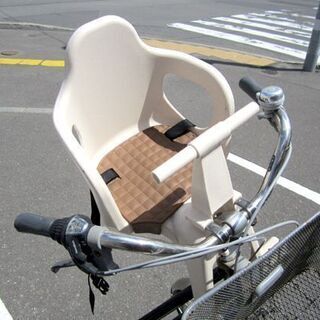 3人乗り自転車 27インチ 6段変速 前乗せ 後ろ乗せ カギ カゴ ライト