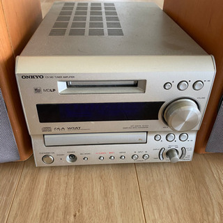 ONKYO オンキョー　コンポ　MD再生可能　の画像
