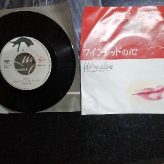 レコード安全地帯ワインレッドの心、we're alive