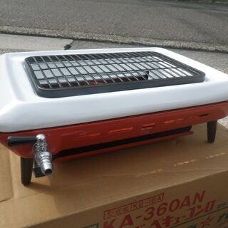 デッドストック未使用品 昭和レトロ  東京ガス バーベキュー コンロ KA-360AN 都市ガス 13A 2300kcal/h 焼き鳥 串焼き の画像