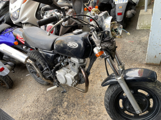 HONDA エイプ　事故車　書類あり　鍵あり　福岡市南区