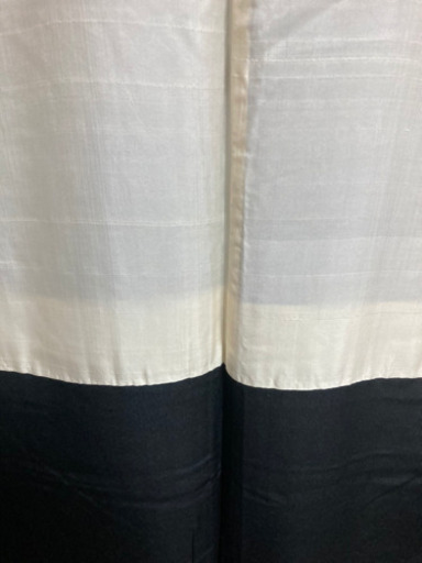 5MKO385  着物 袷着物 小紋  黒 単色 シンプル