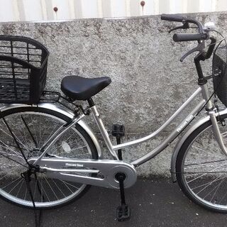 《市内配達無料》《防犯登録料込み》美品中古車　26インチ　シルバー　切り替え無し