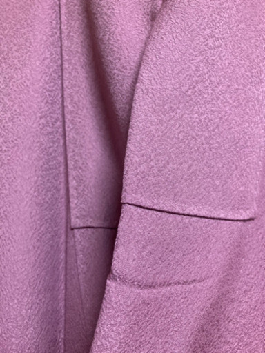 5MKO387 袷 着物 ピンク 和服 家紋付き  江戸小紋