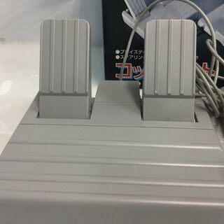 プレイステーション専用 ステアリング型アナログコントローラー コックピット SLPH-00024の画像