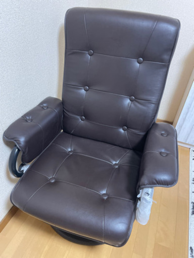 リクライニングチェア　マツエクチェア　フットチェア　美品