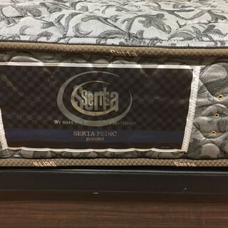 【愛品館市原店】Serta（サータ）跳ね上げ式セミダブルベッド【管理IGB017579-104】の画像
